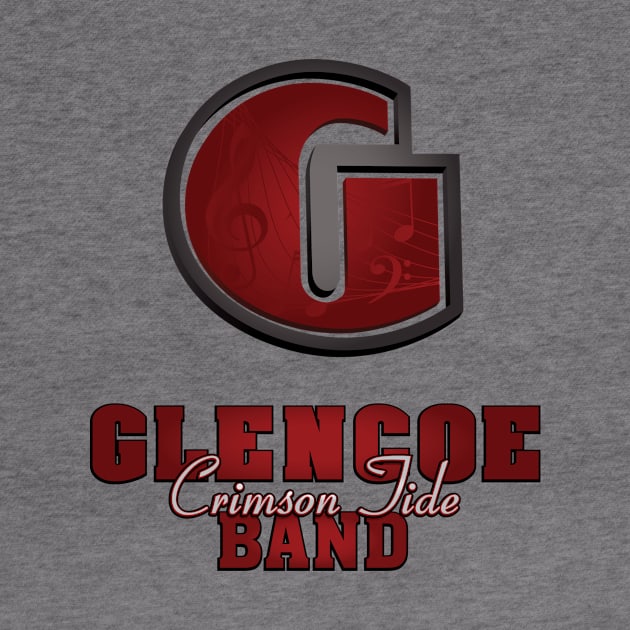 Crimson Tide Band (light color shirts) by GlencoeHSBCG